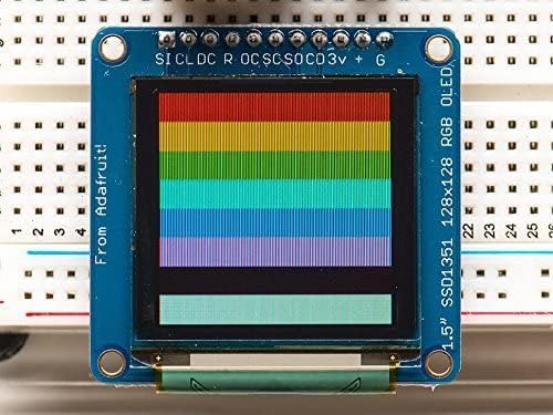 לוח הפריצה של Adafruit OLED - צבע 16 סיביות 1.5 W/MicroSD מחזיק [ADA1431]